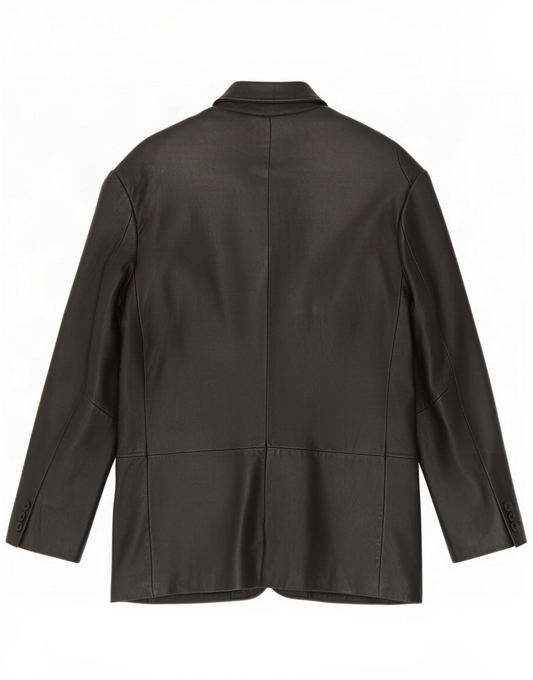 Kartel Herre 3-knaps læderblazerjakke UK 40 Large Black