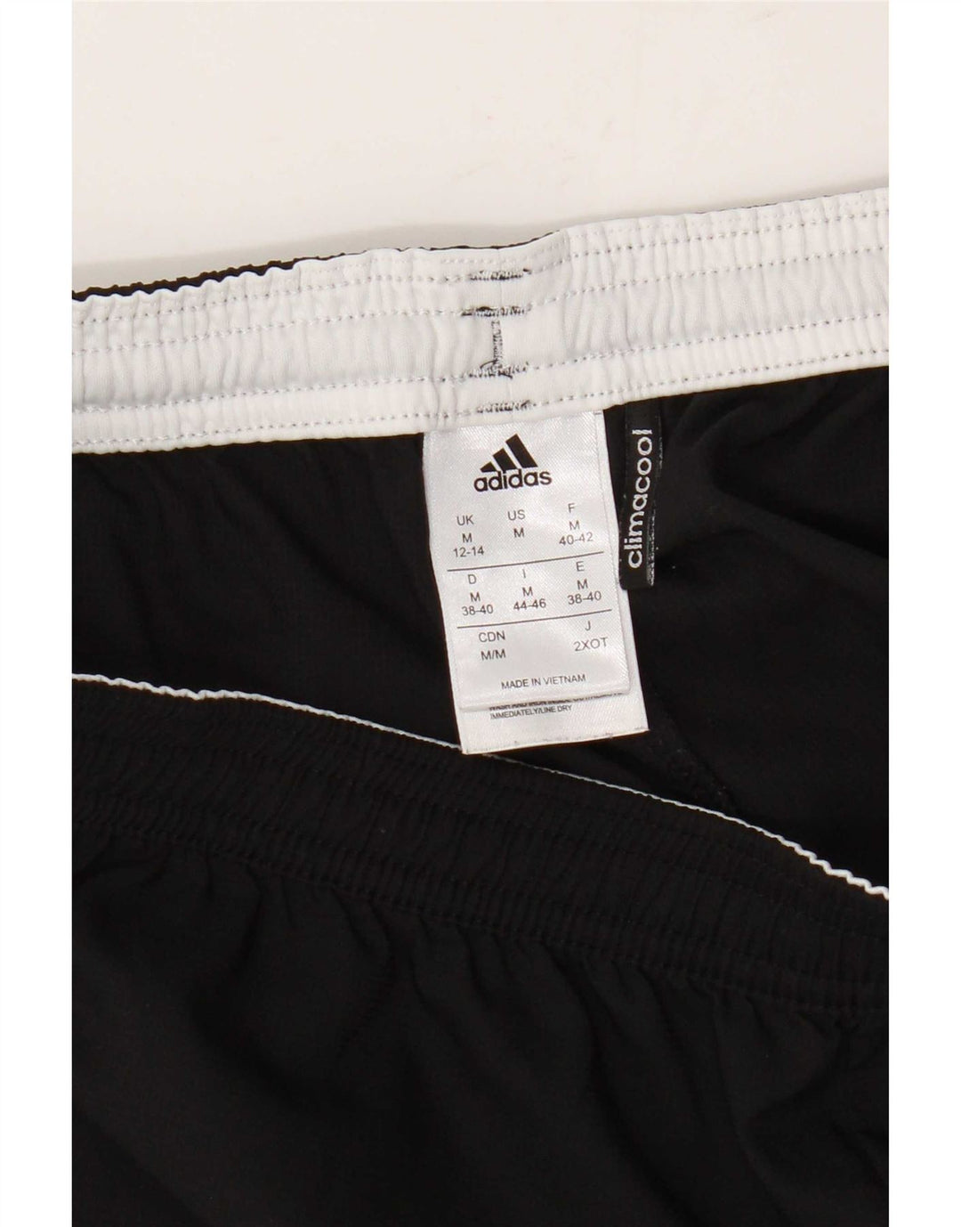 Adidas Womens Climacool Sports Shorts UK 12/14 Medium Black Polyester