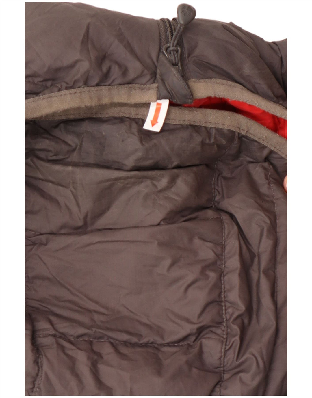 Jack Wolfskin Herre hættepolstret jakke UK 40/42 Stor grå polyester