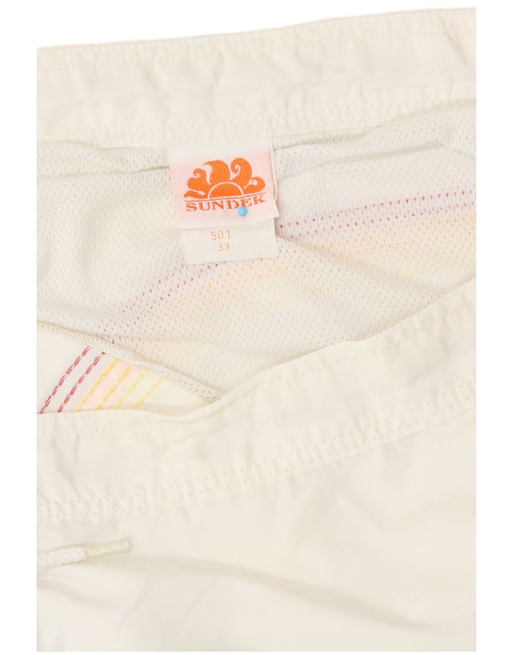 Sundek Herre badeshorts Medium Hvid Nylon