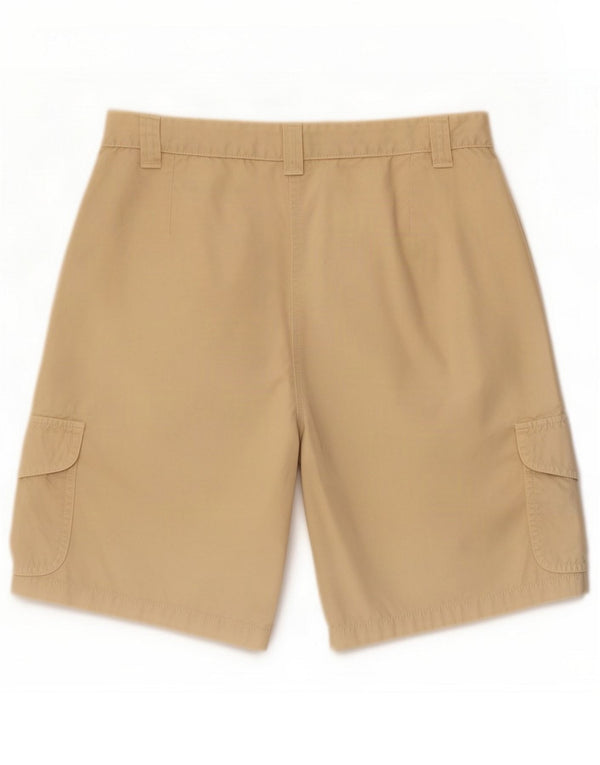 Murphy & Nye Dame High Rise Cargo Shorts Medium W30 Beige Bomuld