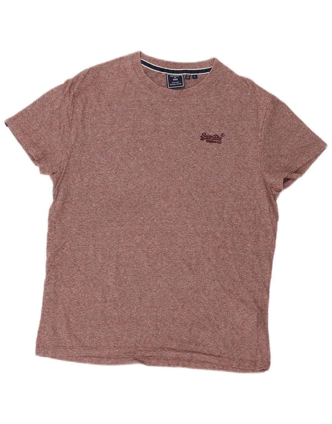 Superdry Herre T-Shirt Top Stor Bourgogne Bomuld