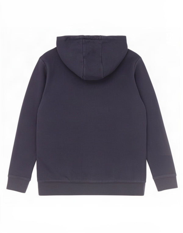 Animal Womens Graphic Oversized Hoodie Jumper UK 10 Small Navy Blue Cotton