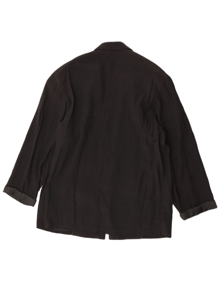 Vintage Herre 1 Knap Blazer Jacket UK 40 Large Black