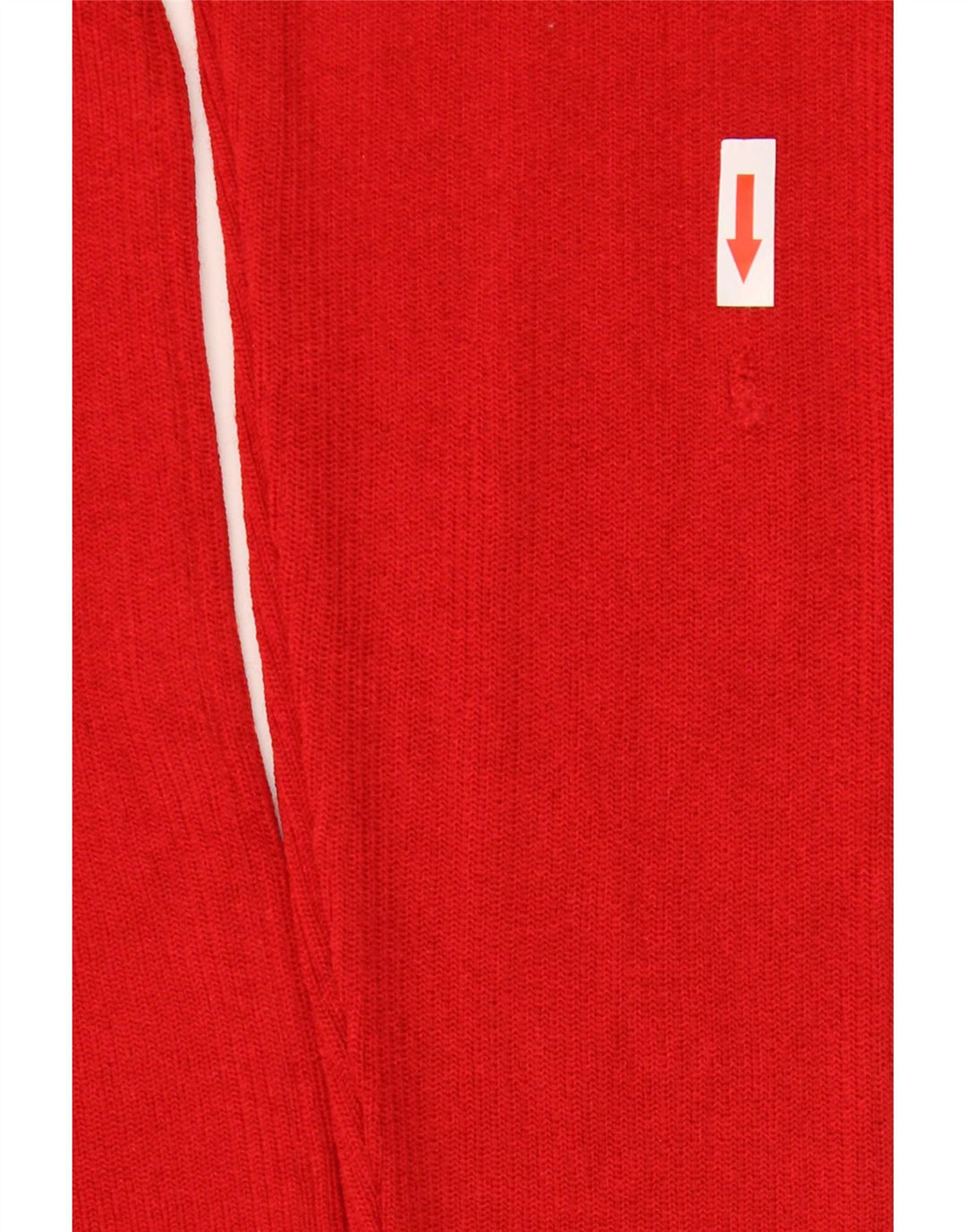 Vogue Dame V-hals sweater UK 14 Stor rød viskose