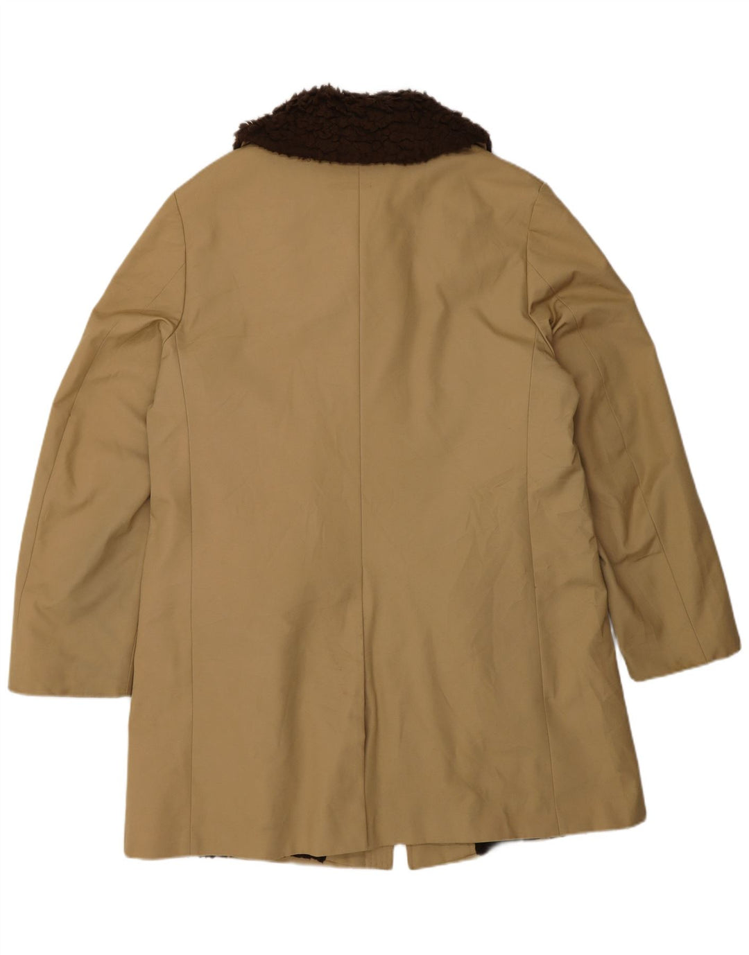 Vintage Sherpa-overfrakke til mænd IT 50 Medium Beige