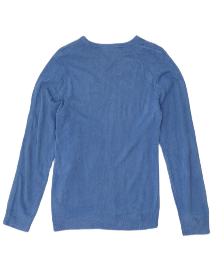 Marks & Spencer Dame Blue Harbor V-hals sweater UK 10 Small