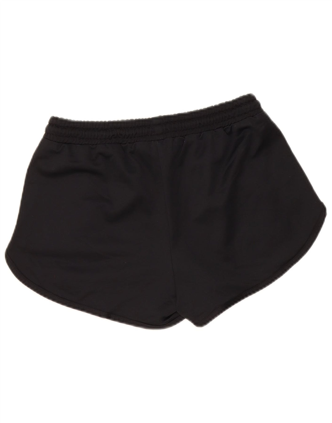 Ellesse Womens Graphic Sports Shorts UK 8 Small Black Polyester
