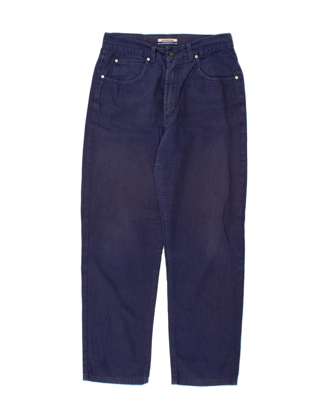 SUPERGA Womens Tapered Jeans IT 46 Large W32 L29 Blue Cotton Vintage Superga and Second-Hand Superga from Messina Hembry 