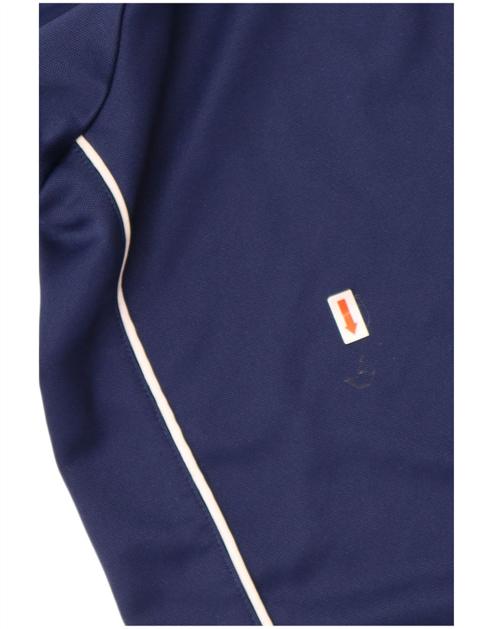 ADIDAS Herre Aeroready Zip Neck Pullover Træningsdragt Top Large Navy Blue
