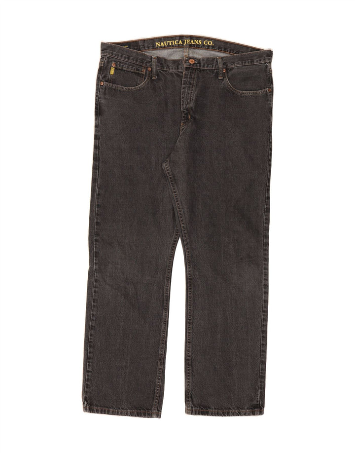 NAUTICA Mens Straight Jeans W38 L30 Black Cotton Vintage Nautica and Second-Hand Nautica from Messina Hembry 