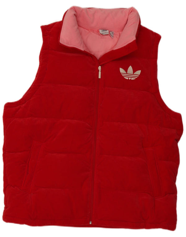 Adidas Dame Polstret Gilet UK 22 3XL Rød