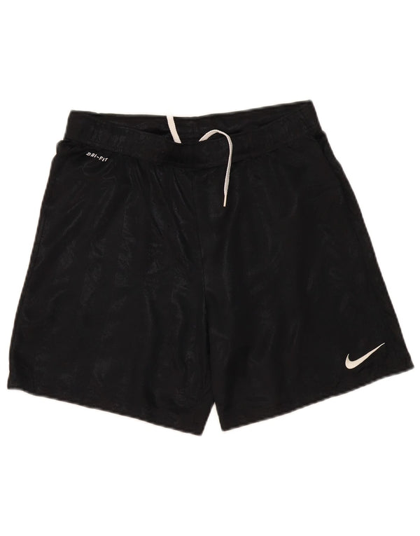 Nike drenge Dri Fit sportsshorts 12-13 år store sortstribede polyester