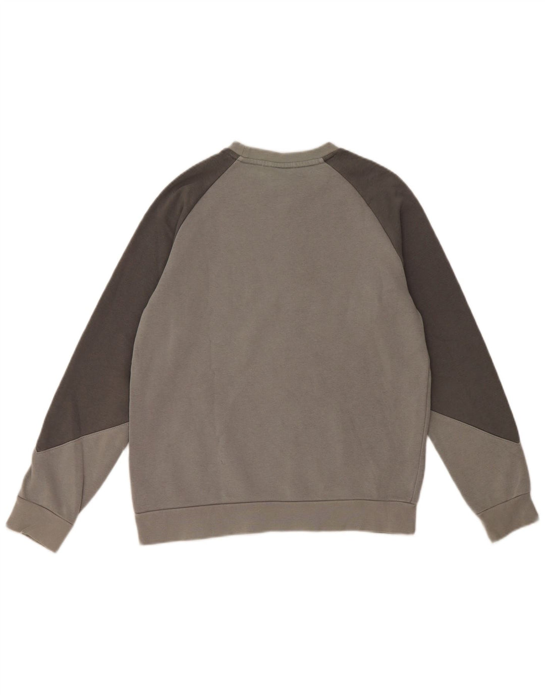 ADIDAS Grafisk Sweatshirt-trøje til drenge 13-14 år Grå Colourblock Bomuld