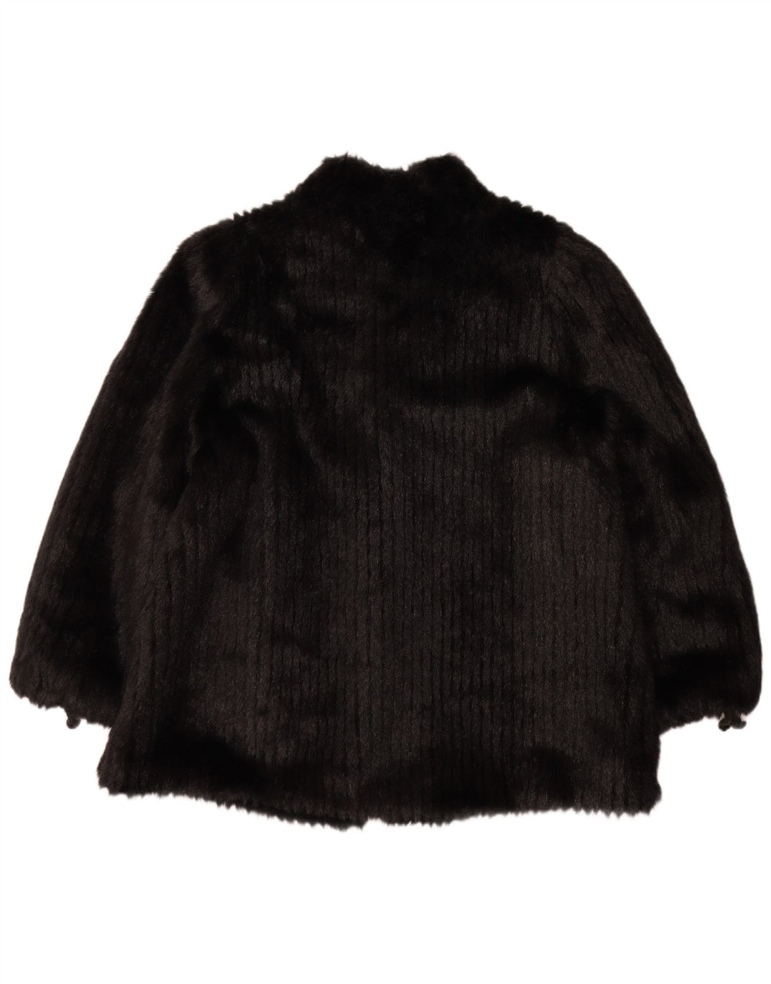Astraka Dame imiteret Pelsjakke UK 14 Medium Sort Akryl