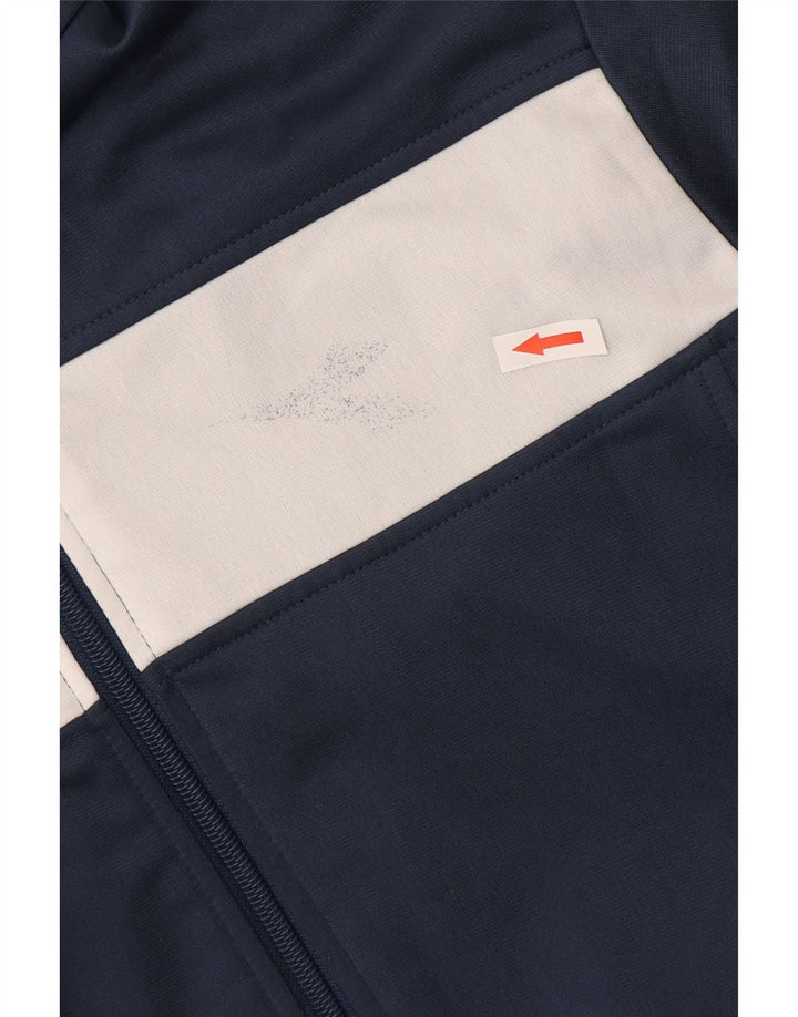 Diadora Træningsdragt til mænd Topjakke UK 38 Small Navy Blue Colourblock