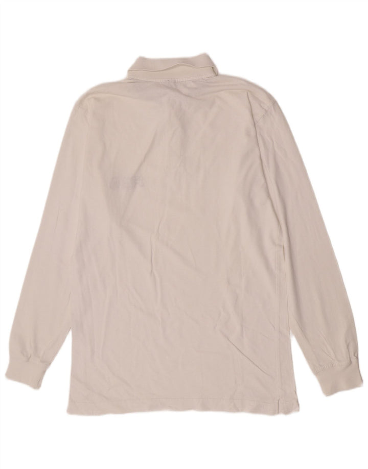 Fila Langærmet Polo Shirt til mænd Lille hvid bomuld