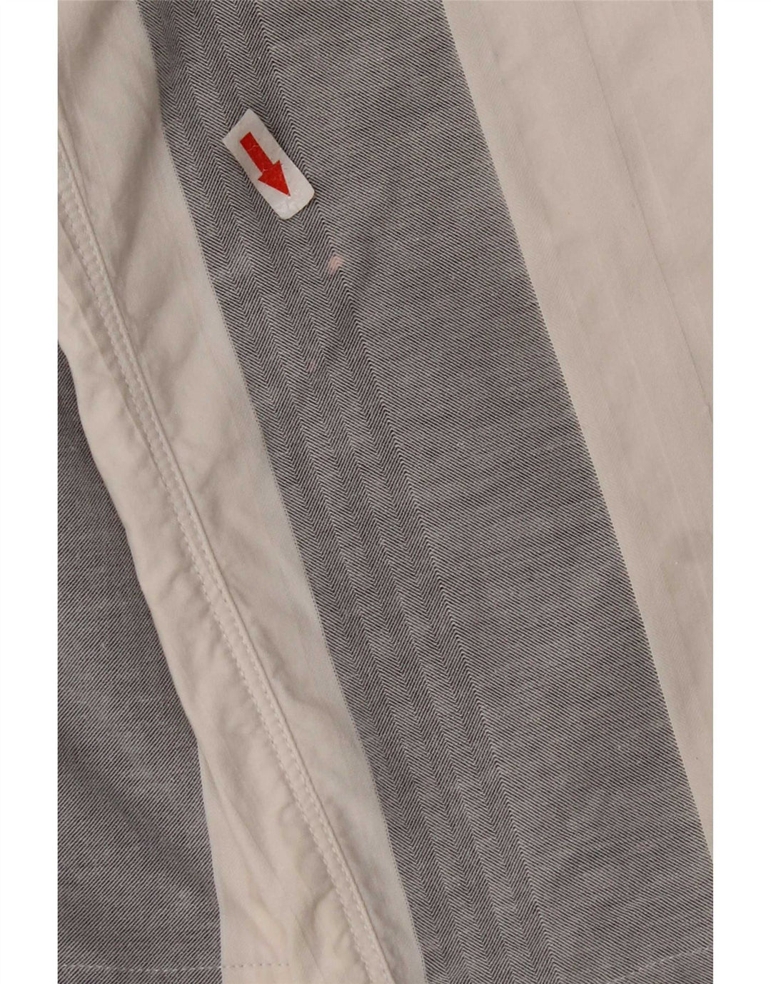 SIVIGLIA Casual Shorts til mænd W33 Medium hvid stribet bomuld