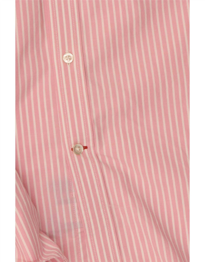 Tommy Hilfiger Herreskjorte XL Pink Stribet Bomuld