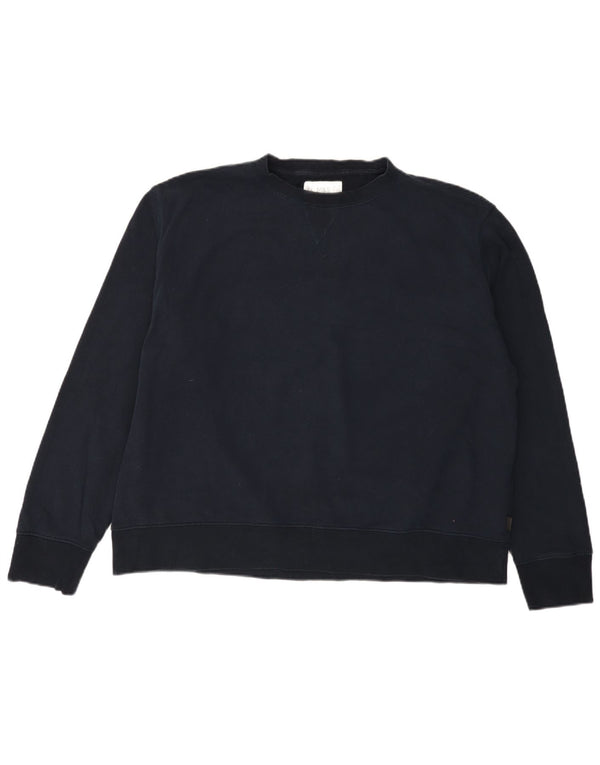 Marks & Spencer Herre Sweatshirt Jumper 2XL Marineblå Bomuld