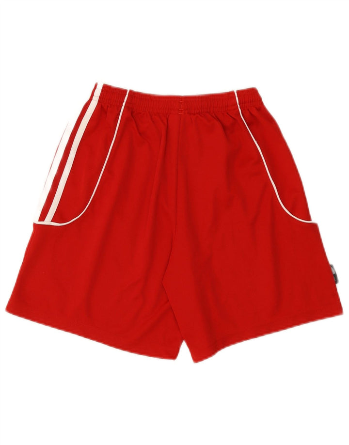 Adidas Boys Climalite Sportshorts 9-10 år XS Rød Polyester