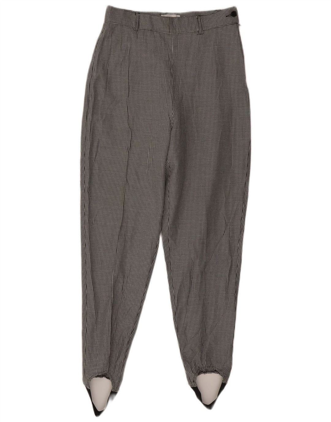 Benetton Casual Bukser til kvinder IT 44 Medium W28 L30 Sort Houndstooth