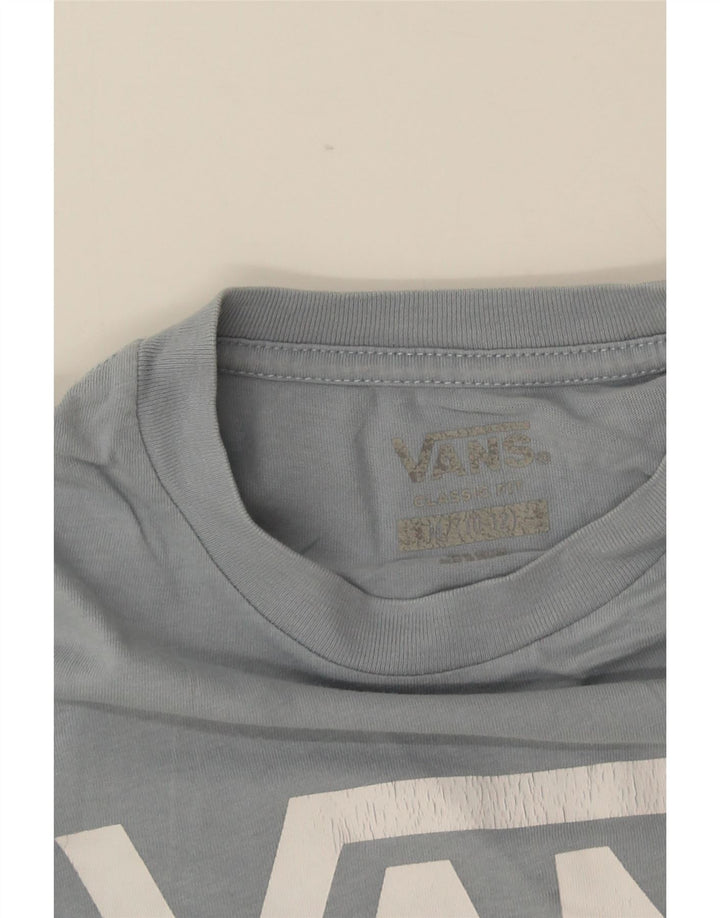 VANS Boys Classic Fit Grafisk T-Shirt Top 10-11 år Medium Blue