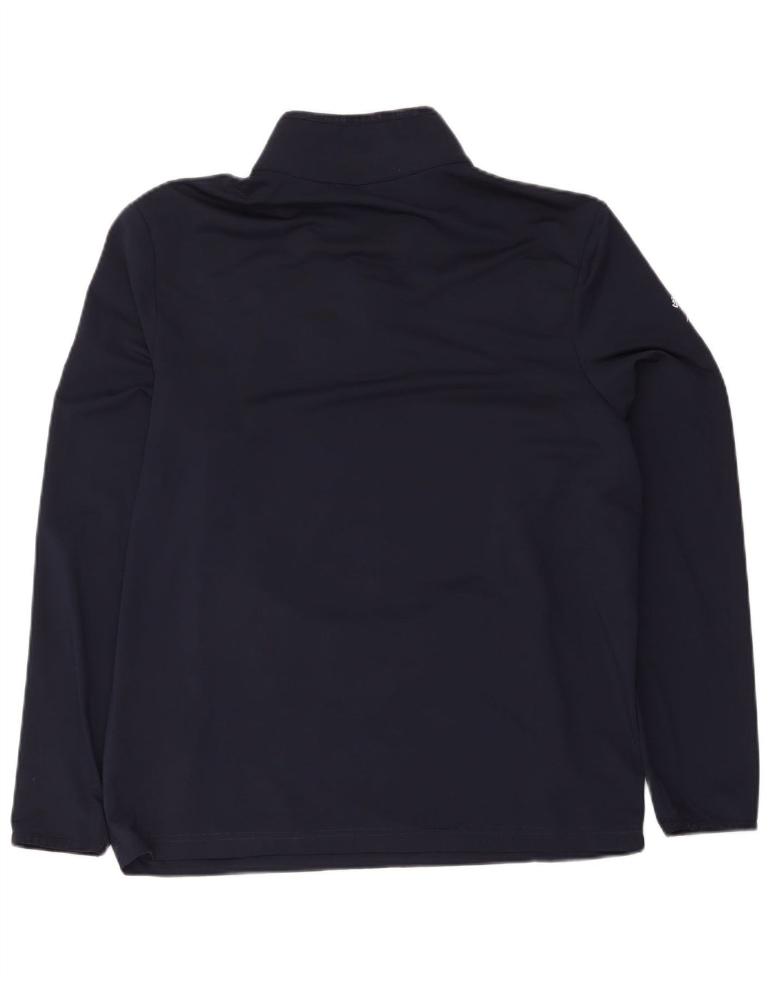 Lacoste Herre Zip Neck Pullover Træningsdragt Top Størrelse 6 XL Navy Blue Polyester