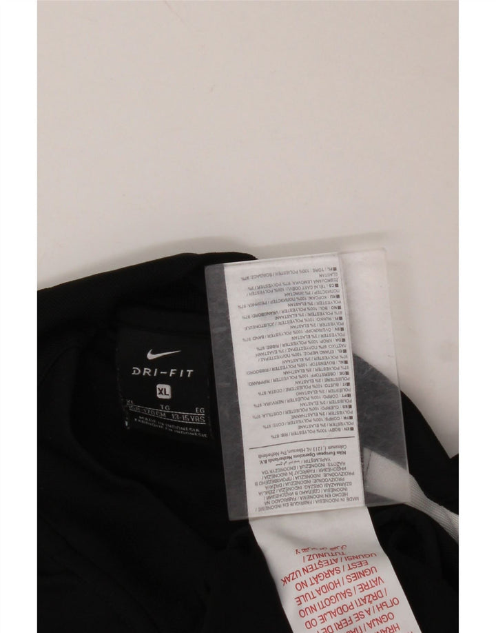 NIKE Dri Fit træningsdragt topjakke 13-14 år XL sort farveblok