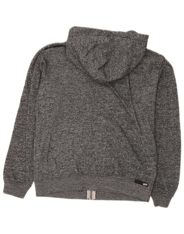 VANS Sweater med lynlås til kvinder UK 10 Small Grey Flecked Bomuld