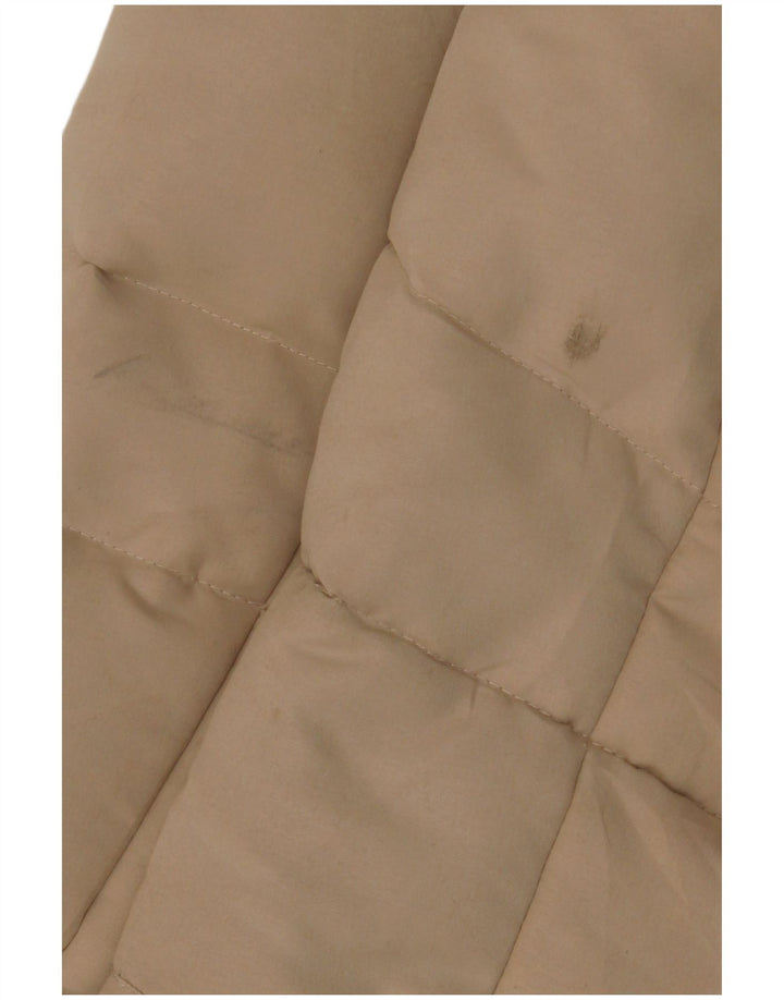 Fay Herre Hooded Polstret Frakke UK 40 Large Beige Polyester