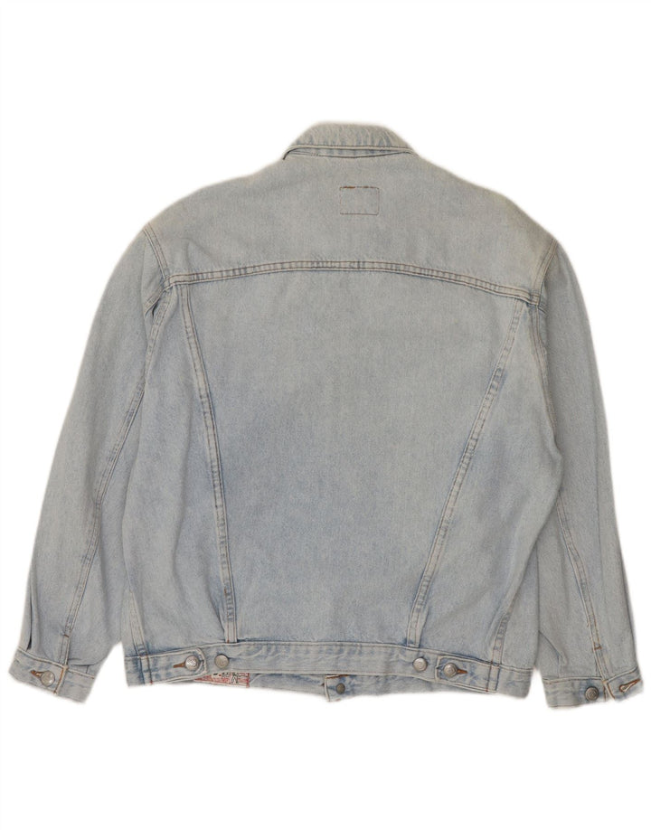 RIFLE Herre denimjakke UK 40 Large Blue Cotton