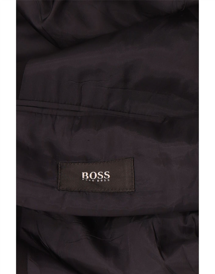 Hugo Boss Herre 3-knaps blazerjakke EU 54 2XL Navy Blue Virgin Wool