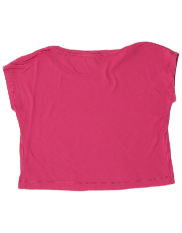 Max & Co. Dame Crop T-Shirt Top UK 14 Medium Pink