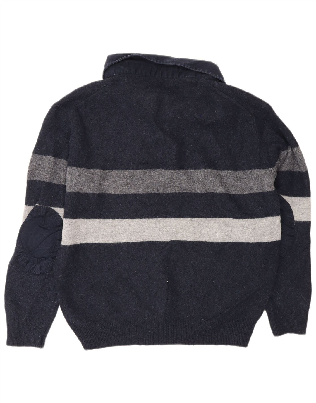 Marks & Spencer Herre Blue Harbor Polo Neck Jumper Sweater Large Navy