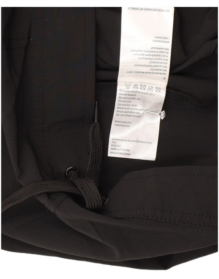 Mountain Warehouse Sportsshorts til kvinder UK 18 XL Sort Polyester