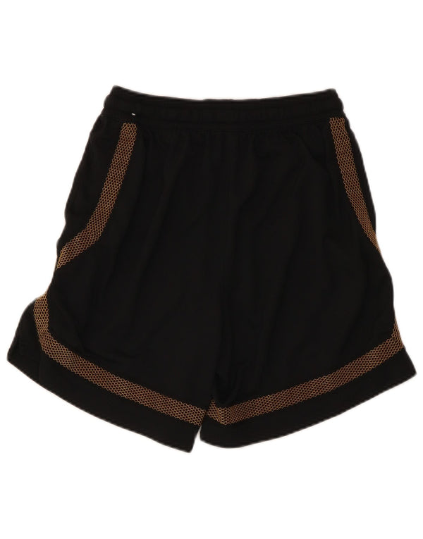 Nike Herre Dri Fit sportsshorts Små sorte geometriske polyester