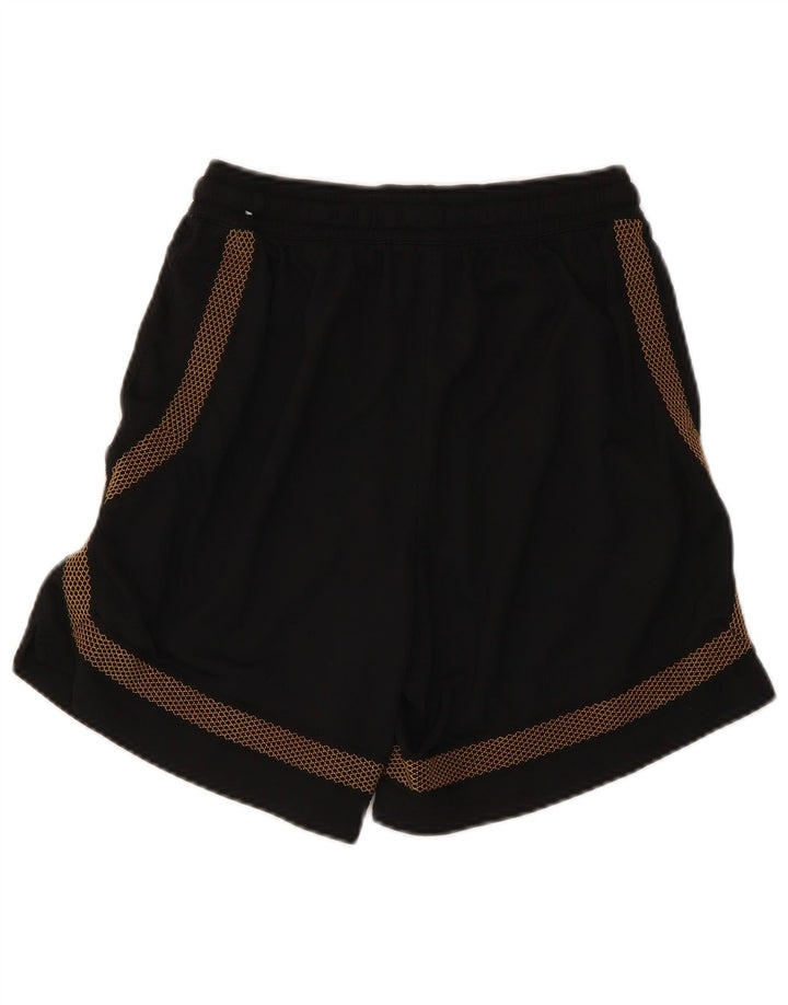 Nike Herre Dri Fit sportsshorts Små sorte geometriske polyester