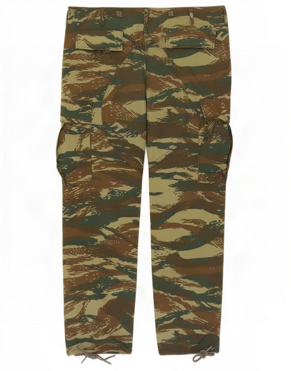 Vintage Straight Cargo Bukser til mænd W38 L29 Khaki Camouflage