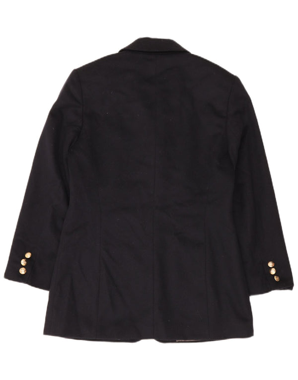 Lanificio Del Casentino Dame Oversized Blazer Jacket IT 38 XS Marineblå