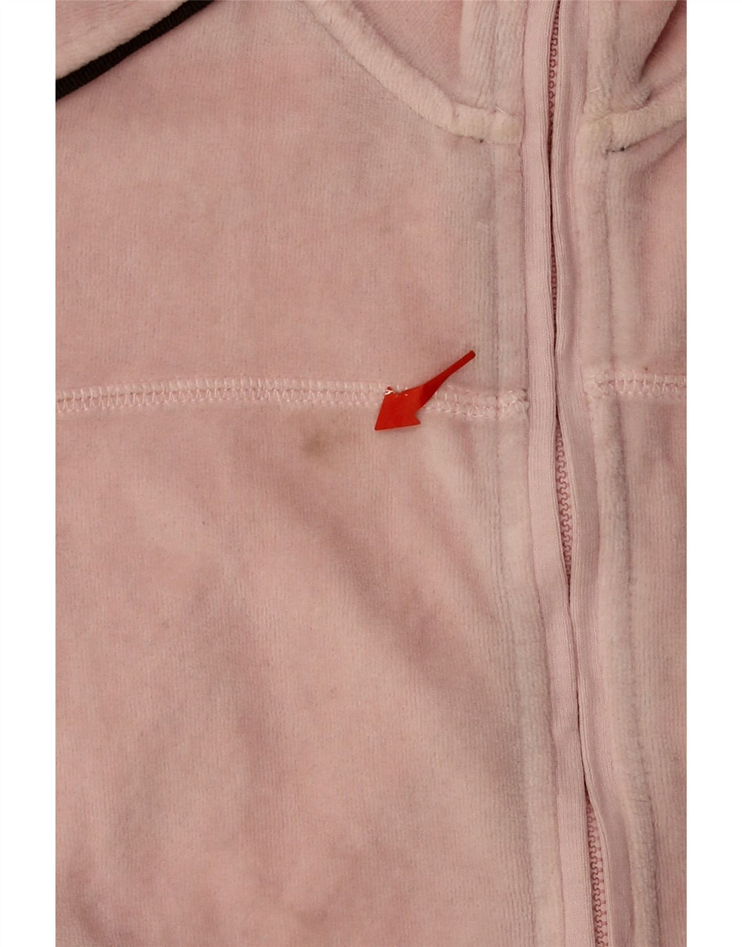 CHAMPION Womens Crop Tracksuit Top Jacket UK 10 Small Pink Cotton Vintage Champion and Second-Hand Champion from Messina Hembry 