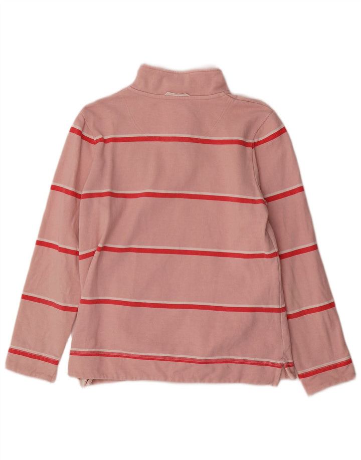 Crew Clothing Dame Sweatshirt Jumper UK 12 Medium Pink Striped