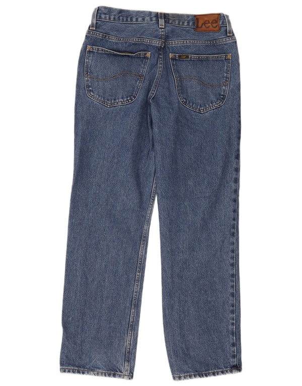 Lee Mens Brooklyn Comfort Straight Jeans W32 L30 Blå Bomuld