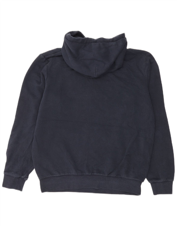 Jack & Jones Grafisk hættetrøje til mænd mellem marineblå bomuld