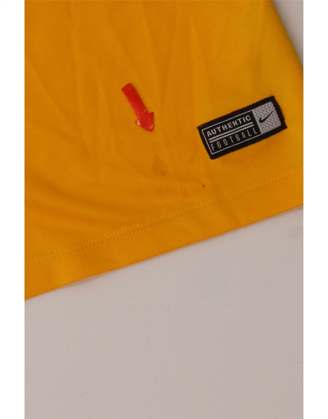 Nike Herre Dri Fit T-shirt Top Medium Gul Colourblock Polyester
