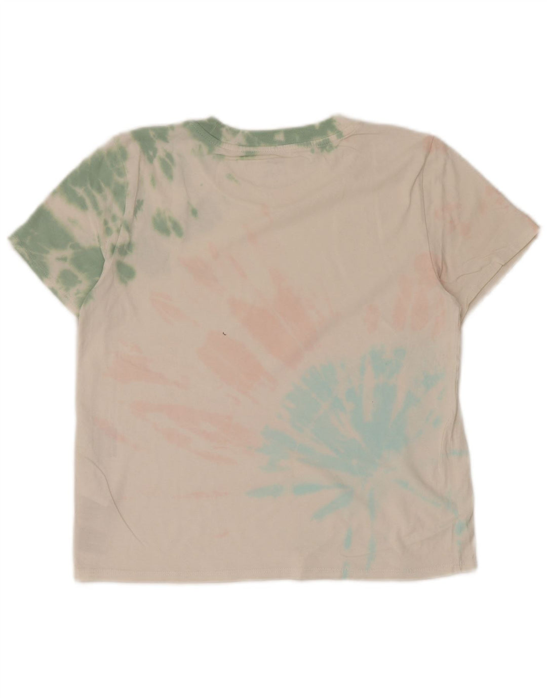 Levi's Dame T-Shirt Top UK 14 Medium White Tie Dye Bomuld