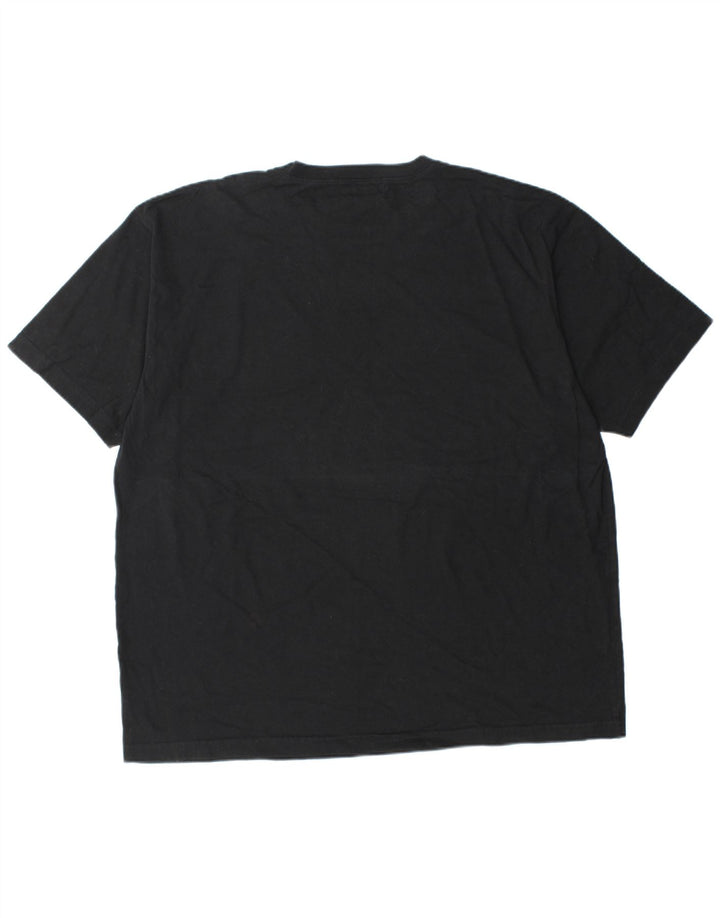 EDDIE BAUER Herre T-Shirt Top XL Sort Bomuld