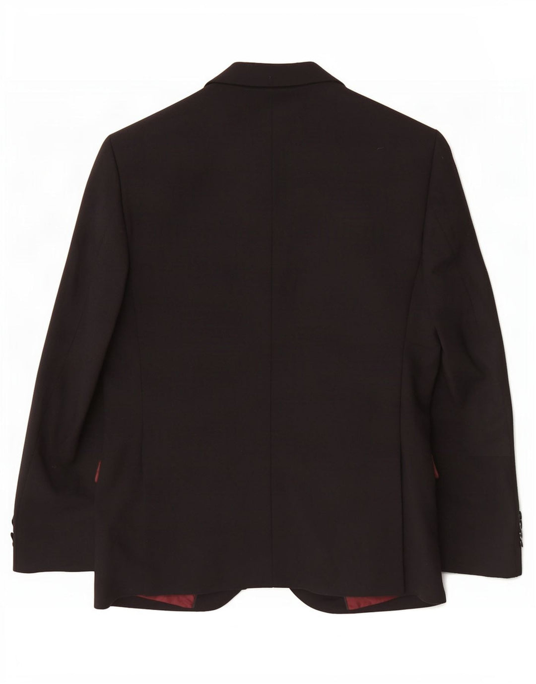 Marks & Spencer Herre 2 Button Slim Blazer Jacket UK 36 Small Black Wool