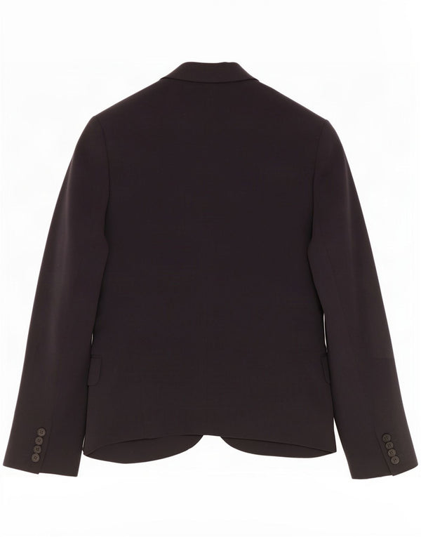 Aquascutum Dame 2-knaps blazerjakke UK 8 Small Navy Blue Acetate