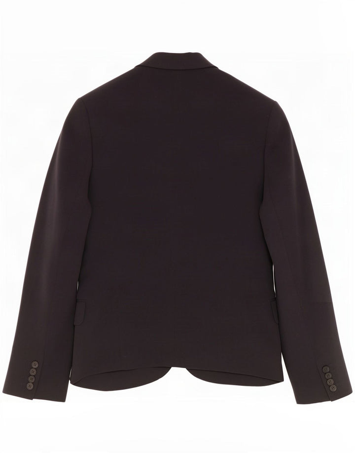 Aquascutum Dame 2-knaps blazerjakke UK 8 Small Navy Blue Acetate